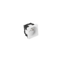 LANBERG AC 45x45 socket 230V french white