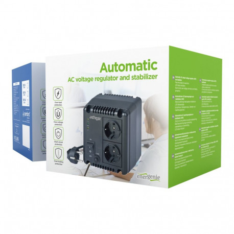 GEMBIRD EG-AVR-1001 Automatic AC voltage regulator and stabilizer LED 230V AC 1000VA