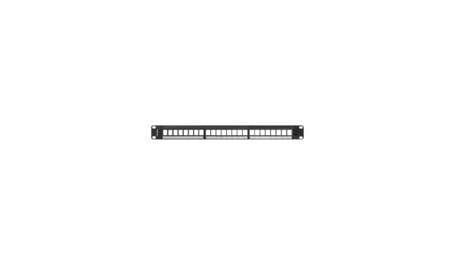 LANBERG PPKS-1024-B Lanberg keystone Patch Panel 19, 24 port  1U, black