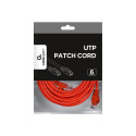 GEMBIRD PP6U-5M/R Gembird UTP Cat6 Patch cord, 5 m, red