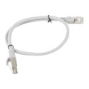 Lanberg võrgukaabel RJ45 cat. 6 UTP 0,5m (PCU6-10CC-0050), must