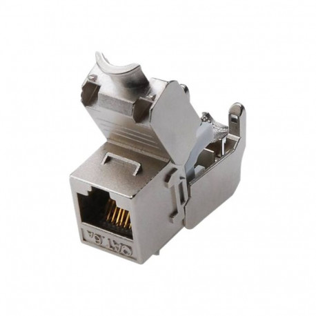 DIGITUS keystone-moodul Cat6A RJ45 500MHz varjestatud, tööriistavaba