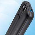 Powerbank Choetech B654 10000mAh 22.5W USB-A / USB-C / micro USB z wbudowanym kablem USB-C / Lightni
