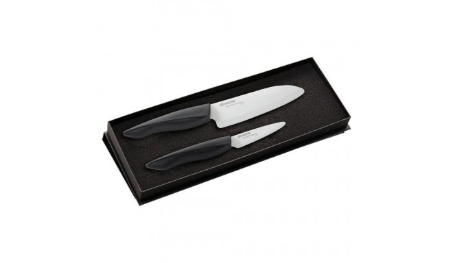 Kyocera FZ-075WH-BK + FZ-140WH-BK Gift set, Ceramic knives, Black