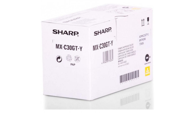 Sharp (MXC30GTY) Toner Cartridge, Yellow