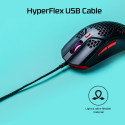 HyperX Pulsefire Haste Wired Gaming Mouse, 16000 DPI, RGB Lighting, Black-Red