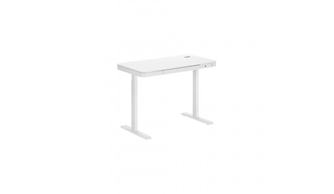 Adjustable Height Table Up Up Balder II White