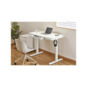 Adjustable Height Table Up Up Balder II White