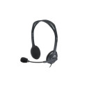 Logitech H111 Stereo Wired Headset, 3.5mm jack, Black