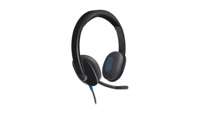 Logitech H540 Wired Headset, USB-A, Black