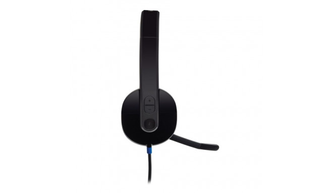 Logitech H540 Wired Headset, USB-A, Black