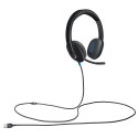 Logitech H540 Wired Headset, USB-A, Black