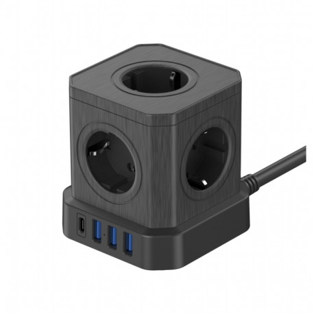 Newell GaN Power Cube 9in1 - black