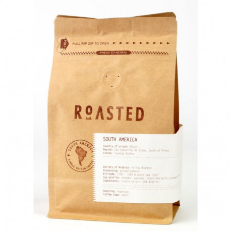 ROASTED ESPRESSO Kohv Brazil Fazenda, 100% araabika 250 g