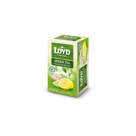 Roheline tee Loyd sidruni, laimi ja ingveriga 20x1.7g