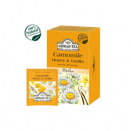 Tee Ahmad Camomile Honey & Vanilla, 20 tk