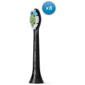 "Philips Zahnbürste Zubehör Sonicare Optimal White - schwarz - 8er"