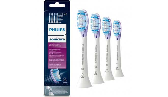 "Philips Zahnbürste Zubehör Sonicare Premum G3 White - weiß - 4er"