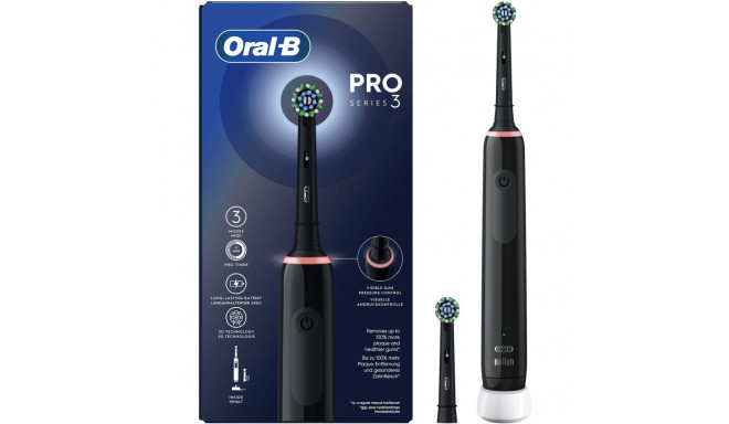 "Oral-B Pro 3 3000 CrossAction Black Edition"