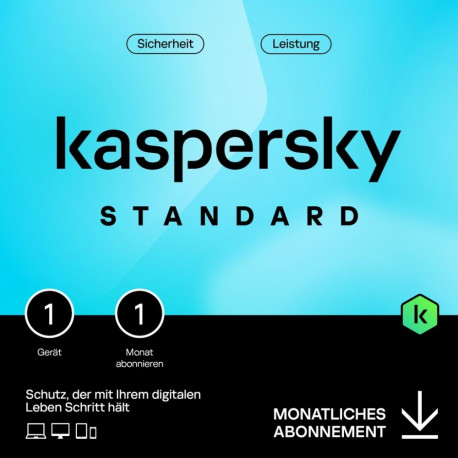 "Kaspersky Standard -  1 Device, 1 Month - Subscription (ABO) - ESD-Download"