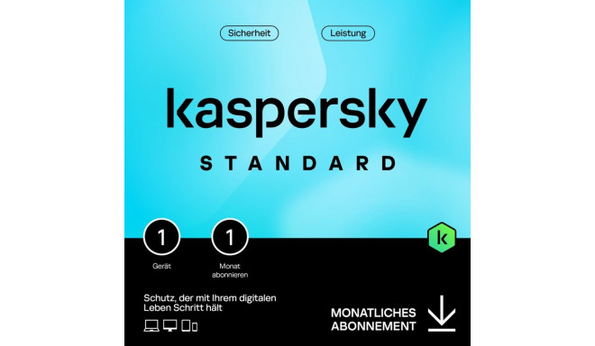 "Kaspersky Standard Mobile - 1 Device, 1 Month - Subscription (ABO) - ESD-DownloadESD"