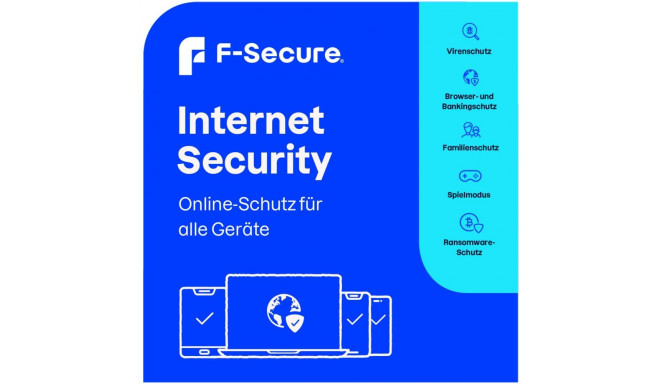 "F-SECURE Internet Security - 1 Device, 1 Year - ESD-DownloadESD"