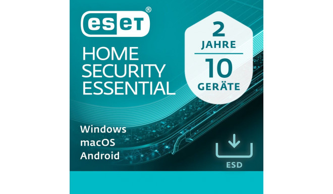 "ESET Home Security Essential - 10 User, 2 Years - ESD-DownloadESD"