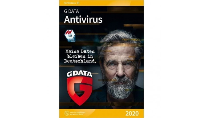 "G DATA Antivirus Windows - 1 Year (8 Lizenzen) - New - ESD-Download"