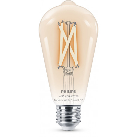 Philips Smart filament przezroczysta E27 ST64 7 W (60 W), WW-CW