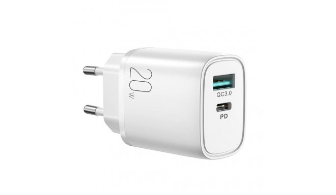 Charger 20W Dual-Port (QC3.0+PD) Joyroom L-QP2011 (white)