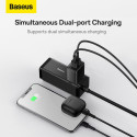 Baseus  Compact  Charger 2U 10.5W EU Black