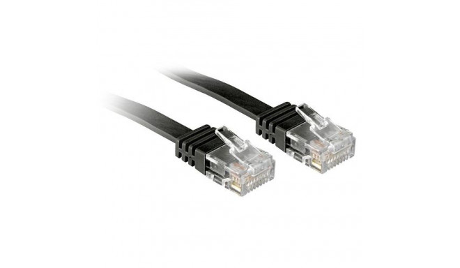 Lindy 2m Cat.6 networking cable Black Cat6