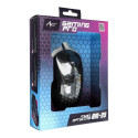 ART wire computer mouse USB A dpi with light AM-99 black