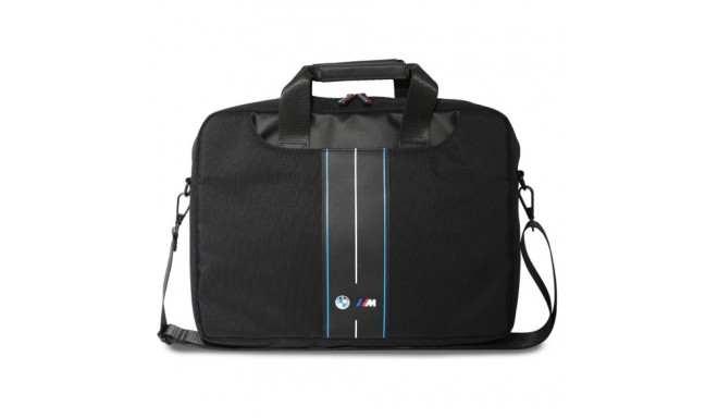 Bag BMW BMCB15COMPVSKL 16" black Nylon Blue Stripe