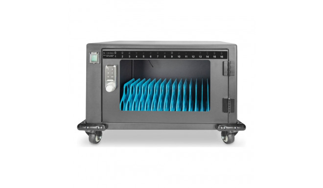 Laadimiskäru kuni 16 sülearvutile/tahvelarvutile kuni 14 tolli, USB-C.