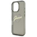 Guess GUHCP16LHCHGSPK iPhone 16 Pro 6.3" black/black hardcase IML Heart