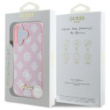 Guess GUHMP16SPGPYSP iPhone 16 6.1" roosa kõvakorpus Peony Script MagSafe