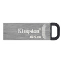 Kingston USB Flash Drive DataTraveler Kyson 64 GB  USB 3.2 Gen 1  Black/Grey