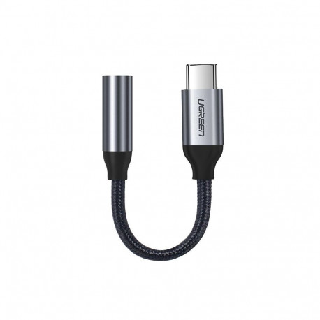 Ugreen 3 5 mm mini jack to USB Type C headphone adapter 10cm gray (30632)