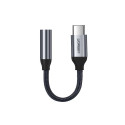 Ugreen 3 5 mm mini jack to USB Type C headphone adapter 10cm gray (30632)