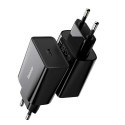 Baseus Travel Charger Speed Mini 1C Quick Charger 20W EU Black (CCFS-SN01)