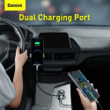 Baseus Car Charger Bluetooth FM Transmitter Enjoy Car with LED display Wireless U+U+3,5mm audio+TF M