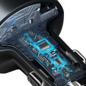 Baseus Car Charger Bluetooth FM Transmitter Enjoy Car with LED display Wireless U+U+3,5mm audio+TF M