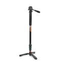 3 Legged Thing Punks Trent 2.0 Monopod Kit w/DOCZ2 Foot Stabilizer Blk w/Slate Grey Copper