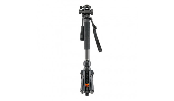 3 Legged Thing Legends Alana 2.0 Darkness/Matte Black Monopod Kit w/DOCZ2 Foot Stabilizer & AH Trini