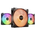 be quiet! LIGHT WINGS LX 120mm PWM High Speed 3-Pack Must arvutikorpuse ventilaator 12 cm 3 tk.