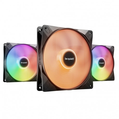 be quiet! LIGHT WINGS LX 140mm PWM suure kiirusega 3-pakk must arvutikorpuse ventilaator 14 cm 3 tk