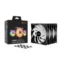 be quiet! LIGHT WINGS LX 120mm PWM High Speed 3-Pack Must arvutikorpuse ventilaator 12 cm 3 tk.