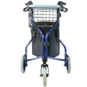 Practical tricycle walker with basket and bag