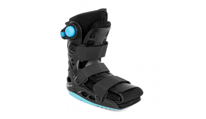 Two-chamber short rigid shin and foot orthosis